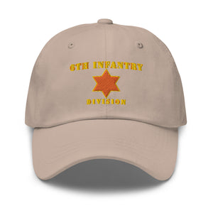 Dad hat - Army - 6th Infantry Division - Hat