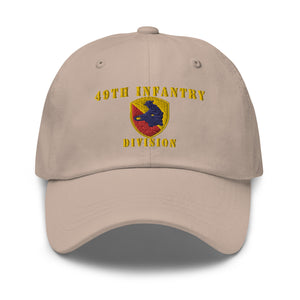 Dad hat - Army - 49th Infantry Division X 300 - Hat