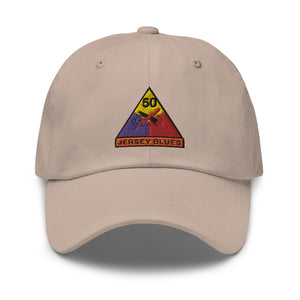 Dad hat - Army - 50th Armored Division - Jersey Blues wo Txt