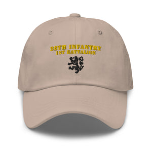 Dad hat - Army - 1st Battalion 28th Infantry - Hat