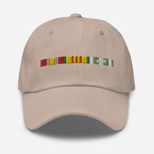 Load image into Gallery viewer, Dad hat - Vietnam Service Ribbon Bar
