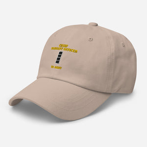 Dad hat - Emblem - Warrant Officer 4 - CW4 - US Army