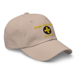 Dad hat - Army - 33rd Infantry Division X 300 - Hat