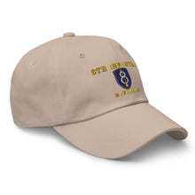 Load image into Gallery viewer, Dad hat - Army - 8th Infantry Division - Hat
