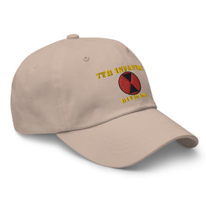 Dad hat - Army - 7th Infantry Division - Hat