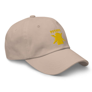 Dad hat - Army - PSYOPS w Branch Insignia - Line X 300 - Hat