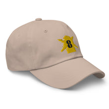 Load image into Gallery viewer, Dad hat - Army - PSYOPS w 8th Battalion Numeral - Line X 300 - Hat

