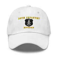 Load image into Gallery viewer, Dad hat - Army - 20th Infantry Division X 300 - Hat
