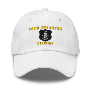 Dad hat - Army - 20th Infantry Division X 300 - Hat