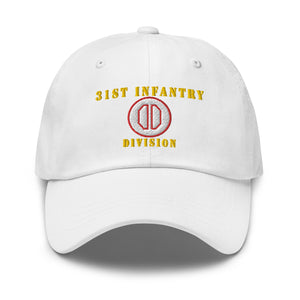 Dad hat - Army - 31st Infantry Division X 300 - Hat