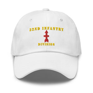 Dad hat - Army - 32nd Infantry Division X 300 - Hat