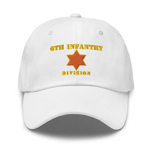 Dad hat - Army - 6th Infantry Division - Hat