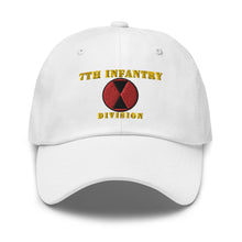 Load image into Gallery viewer, Dad hat - Army - 7th Infantry Division - Hat
