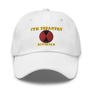 Dad hat - Army - 7th Infantry Division - Hat