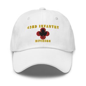 Dad hat - Army - 43rd Infantry Division X 300 - Hat