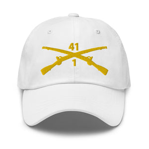 Dad hat - Army - 1st Bn, 41st Infantry wo Txt