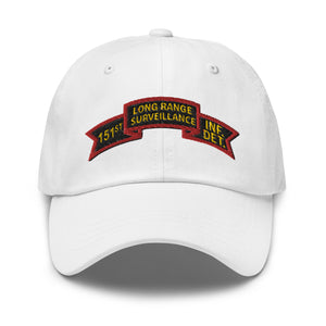 Dad hat - SOF - 151st Inf - LRSU Scroll - Surveillance X 300