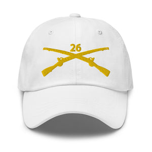 Dad hat - Army - 26th Infantry Regiment - w Infantry Br wo Txt X 300