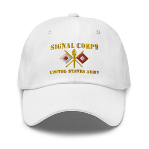 Dad hat - Army - Signal Corps - Branch - US Army X 300DPI