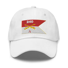 Load image into Gallery viewer, Dad hat - Army - Alpha Troop, 240th Cavalry Regiment - Guidon
