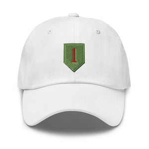 Dad hat - Army - 1st Infantry Division wo Txt