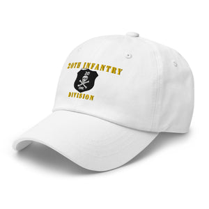 Dad hat - Army - 20th Infantry Division X 300 - Hat