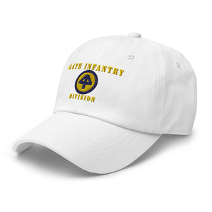 Dad hat - Army - 44th Infantry Division X 300 - Hat