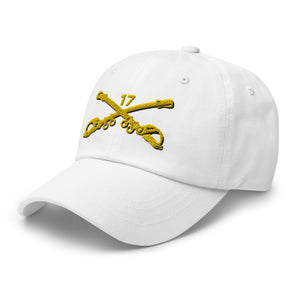 Dad hat - Army - 17th Cavalry Branch wo Txt