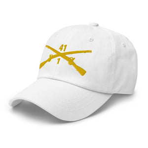 Dad hat - Army - 1st Bn, 41st Infantry wo Txt