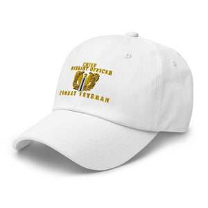 Dad hat - Army - Chief Warrant Officer 5 - CW5 - Combat Veteran - Line