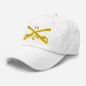 Dad hat - 4th Squadron, 11th Armored Cavalry Regiment Branch wo Txt X 300