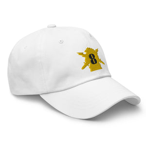 Dad hat - Army - PSYOPS w 8th Battalion Numeral - Line X 300 - Hat