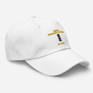 Dad hat - Emblem - Warrant Officer 4 - CW4 - US Army