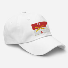 Load image into Gallery viewer, Dad hat - 4th Squadron, 11th Armored Cavalry Regiment - Guidon
