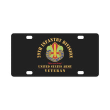 Load image into Gallery viewer, Army - DUI - 29th Infantry Division - Blue and Gray - US Army Veteran X 300 Classic License Plate
