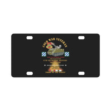 Load image into Gallery viewer, Army - Cold War Vet - 3rd Batttalion, 67th Air Defense Artillery, Vulcan, 3rd Infantry Division - L Classic License Plate
