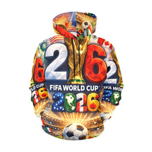 Load image into Gallery viewer, FIFA World Cup 2026 celebration Men's All Over Print Hoodie (USA Size)
