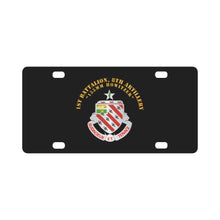 Load image into Gallery viewer, Army - 1st Battalion, 8th Artillery - V1 wo DS Classic License Plate
