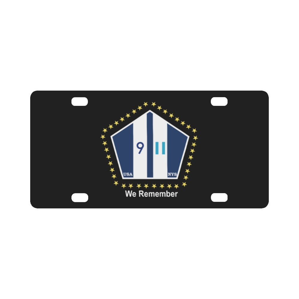 911 Memorial Flag - 1200 X 720 X 200 Classic License Plate