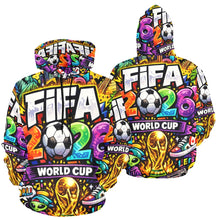 Load image into Gallery viewer, 2026 World Cup street art celebration Men's All Over Print Hoodie (USA Size) (Model H13)
