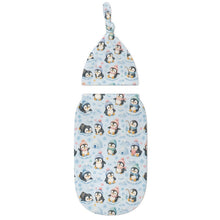 Load image into Gallery viewer, Baby Sleeping Bag(All-Over Printing) - Penguin Winter Wonderland
