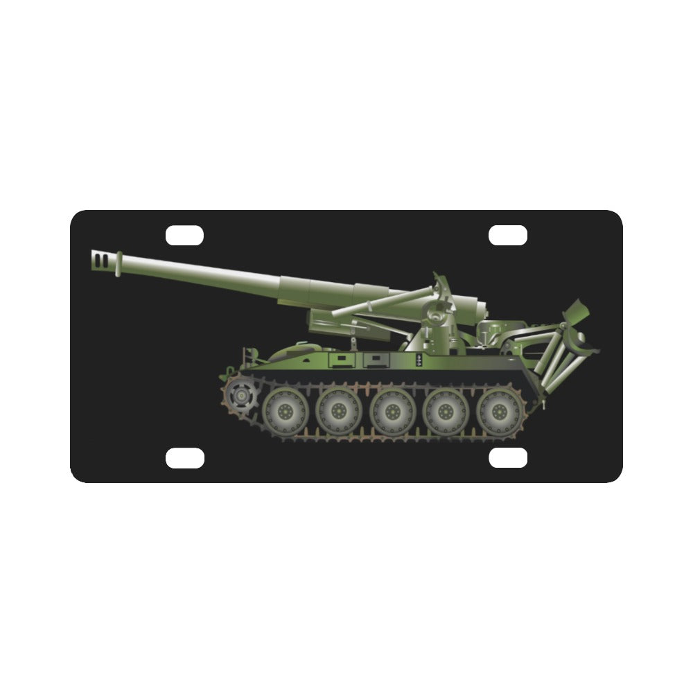 M110A2 Self-Propelled Howitzer wo TxtX 300 - Left Classic License Plate