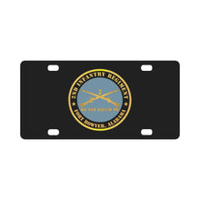 Load image into Gallery viewer, Army - 2nd Infantry Regiment Branch - Do Not Touch Me - Fort Bowyer, Alabama X 300 Classic License Plate
