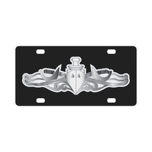 Load image into Gallery viewer, Navy - Surface Warfare Badge - Silver wo Txt X 300 Classic License Plate
