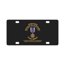 Load image into Gallery viewer, Operation Resolute Support - NATO Led - Afghanistan Medal with Clasp X 300 Classic License Plate
