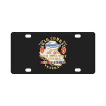 Load image into Gallery viewer, Army - Iraq Combat Infantry Veteran w 25th Infantry Division - DUI w IRAQ SVC X 300 Classic License Plate
