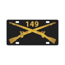 Load image into Gallery viewer, Army - 149th Infantry Regiment - Branch wo Txt X 300 Classic License Plate
