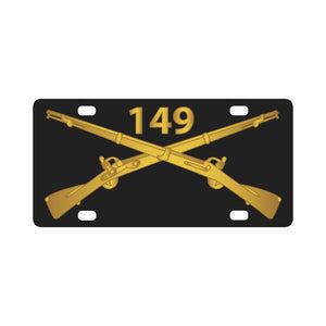 Army - 149th Infantry Regiment - Branch wo Txt X 300 Classic License Plate