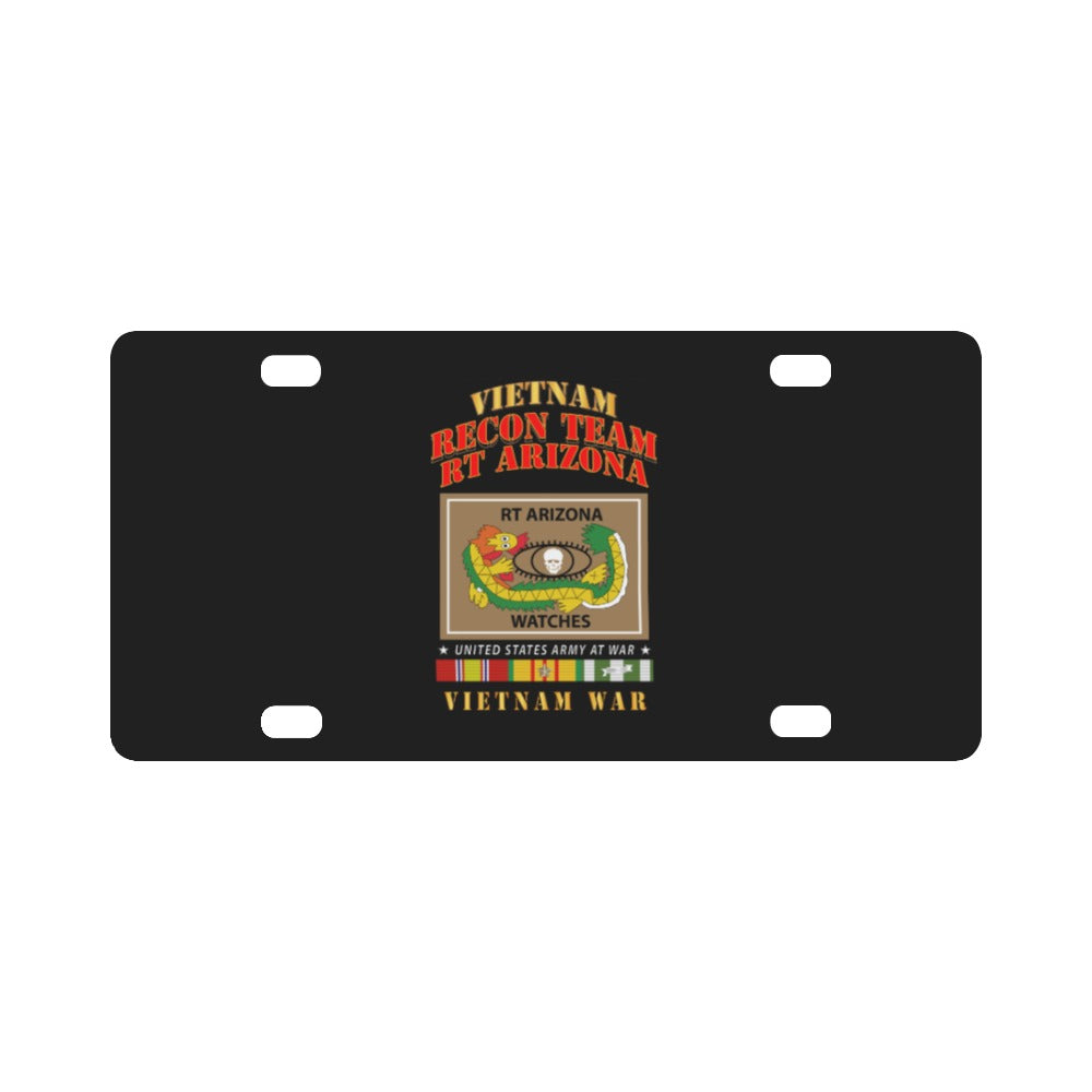 RECON TEAM - Recon Team - RT Arizona - Vietnam War w VN SVC Classic License Plate