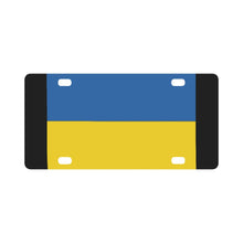 Load image into Gallery viewer, Flag of Ukraine X 300 Classic License Plate
